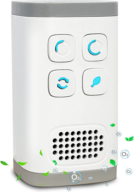 ENERFER Mini Plug-in Luftreiniger mit Ozongenerator und Ionisator in Weiß - Bild 1