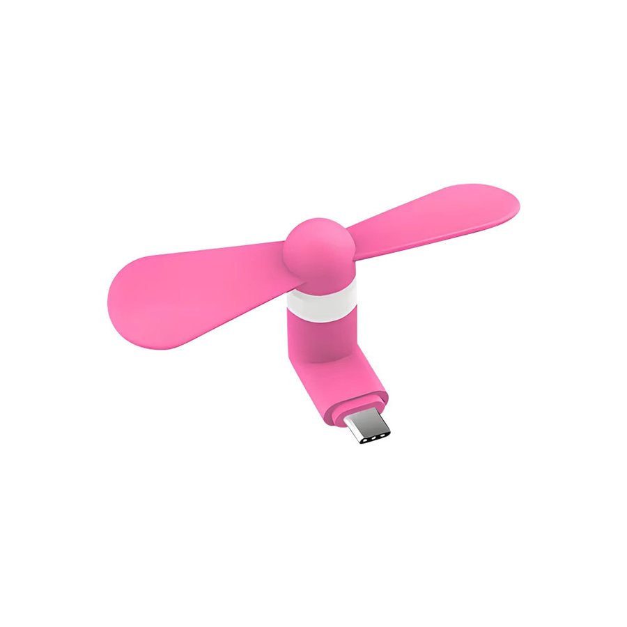 WYMECT Tragbarer Handy-Kühler Mini-Ventilator mit USB-C Anschluss in Blau für iPhone, Samsung, Xiaomi und Huawei - Bild 2