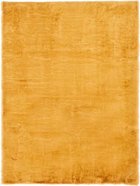 Mömax Kunstfell Teppich Caroline in Currygelb, B/T: 160 x 220 cm - Bild 1