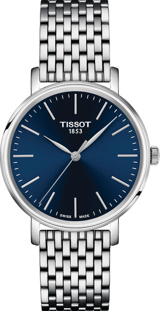 Tissot Armbanduhr, Quarz, Edelstahlgehäuse, 34 mm, Blau, Damen - Bild 1