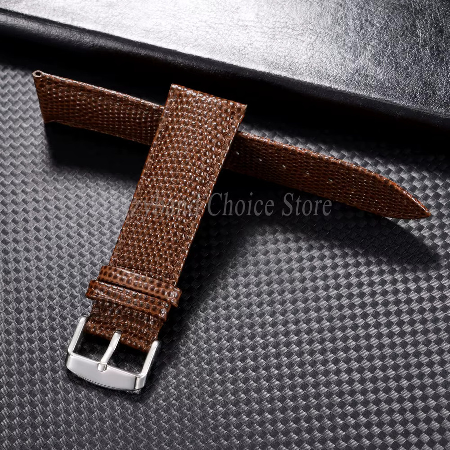 crazyband Uhrenarmband Leder, Eidechsenstruktur, Unisex - Bild 2