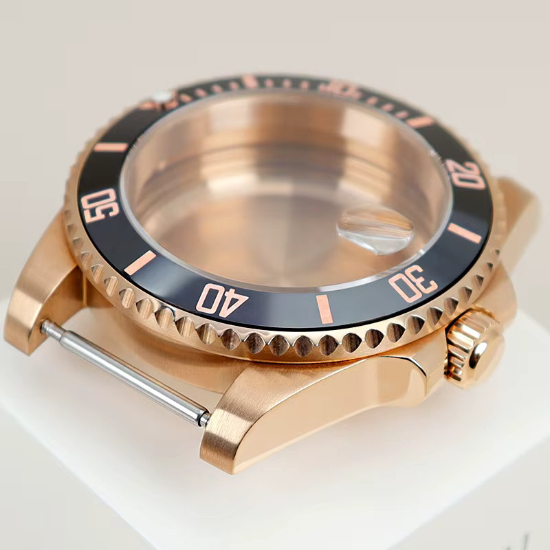 FEIYASHI Taucheruhrengehäuse, Roségold, 40 mm, Saphirglas - Bild 2