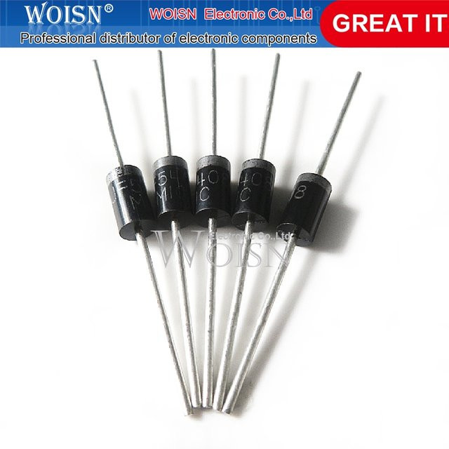 50 Stück UF5408 DO-41 Gleichrichter Chipsatz in Schwarz - Bild 1