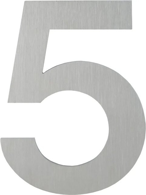AnsaPro Hausnummer 5 aus Edelstahl in Silber - Bild 1