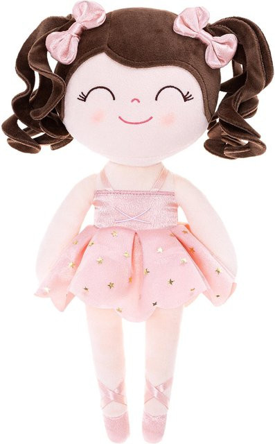 Kidsly Ballerina-Puppen Locken-Puppen Träumendes Mädchen, Plüsch / Textil, Champagner, ab 14 Jahren - Bild 1