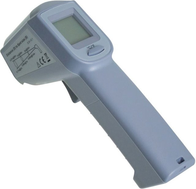 Schneider Infrarot Thermometer, grau, L x B x H: 16,6 x 3,4 x 6,4 cm - Bild 1