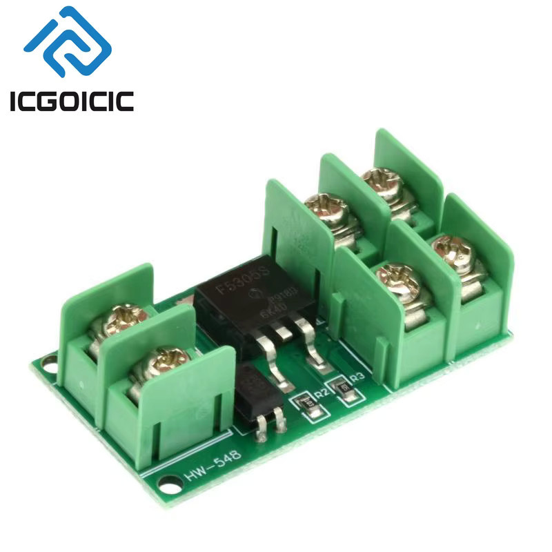 DC 5–36 V MOSFET-Schaltmodul Hochstrom-PWM-Controller für LED-Streifen, Gleichstrommotoren und Wasserpumpen, Farbe: Grün - Bild 2