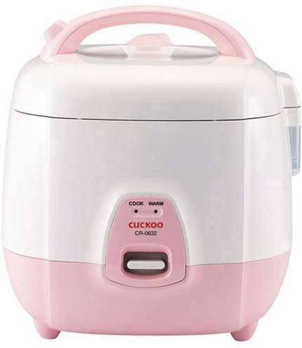Cuckoo Reiskocher CR-0632 mit Warmhaltefunktion in Weiß und Pink - Bild 1