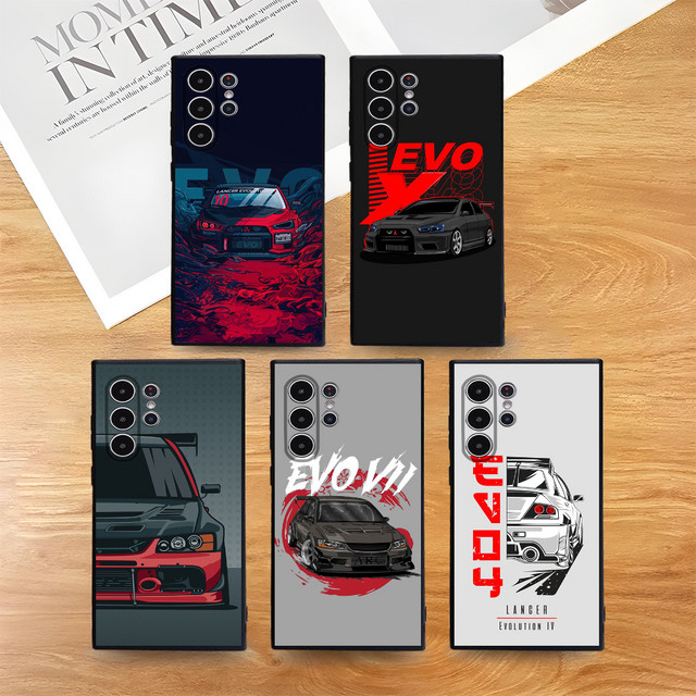 J-JDM Auto-E-Evo Schutzhülle aus weichem TPU für Samsung Galaxy S21 S22 S23 S24 S25 FE Plus Ultra in Multicolour - Bild 1