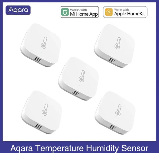 Aqara Zigbee Sensor für Temperatur, Feuchtigkeit und Luftdruck in Weiß für Smart Home mit Xiaomi Mi Home und Apple HomeKit Unterstützung - Bild 1