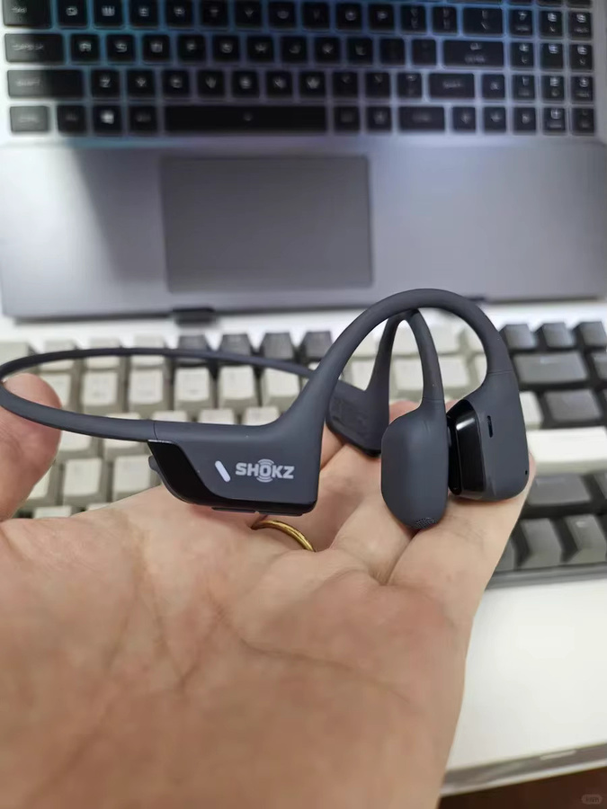 Shokz OpenRun Pro 2 S820 Sportkopfhörer mit Knochenleitung, kabellos, Bluetooth 5.3, IP55 wasserdicht, Orange - Bild 3