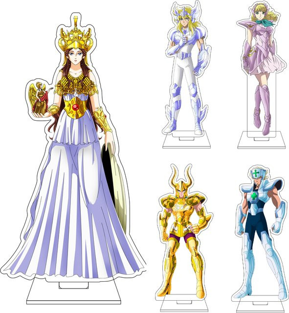 Bandai Saint Seiya Hooke Volans Argo Geki Miraporos, Acryl-Figur Standplatte, 16cm - Bild 1