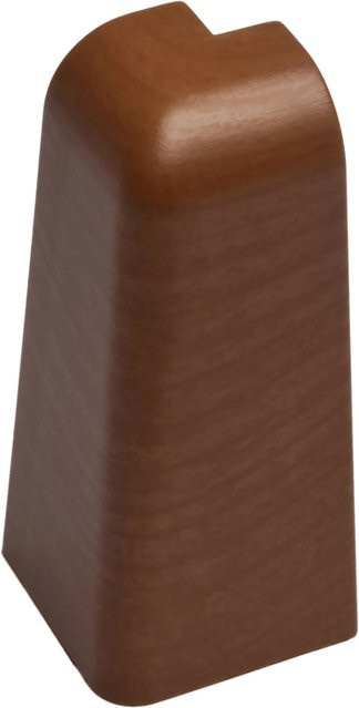 OBI Außenecke Nuss aus Kunststoff in Braun, 2 Stück, B: 60 mm, T: 20 mm - Bild 1
