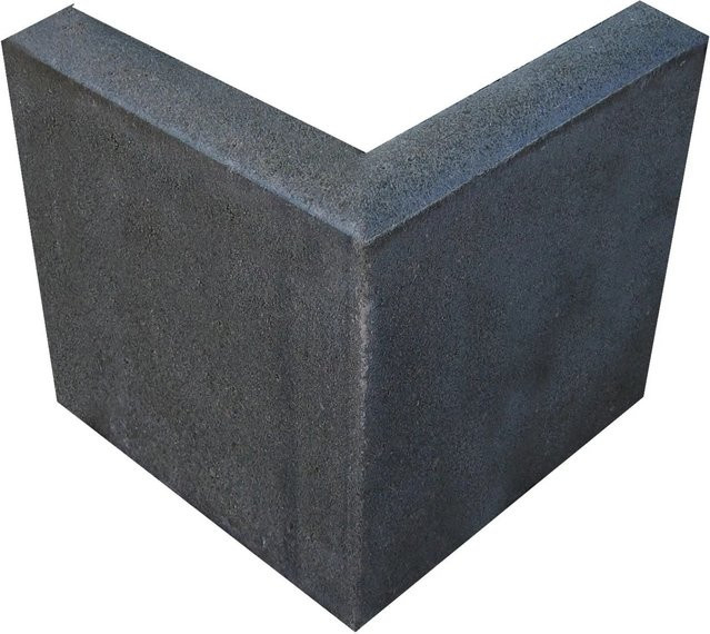 EHL Rasenkantenstein 90 Grad Ecke Anthrazit B/T/H: 25 x 25 x 5 cm - Bild 1