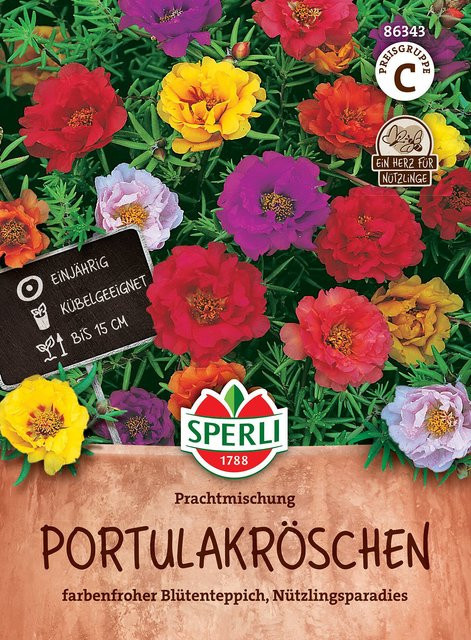 SPERLI Portulakröschen-Samen Prachtmischung Mehrfarbig - Bild 1