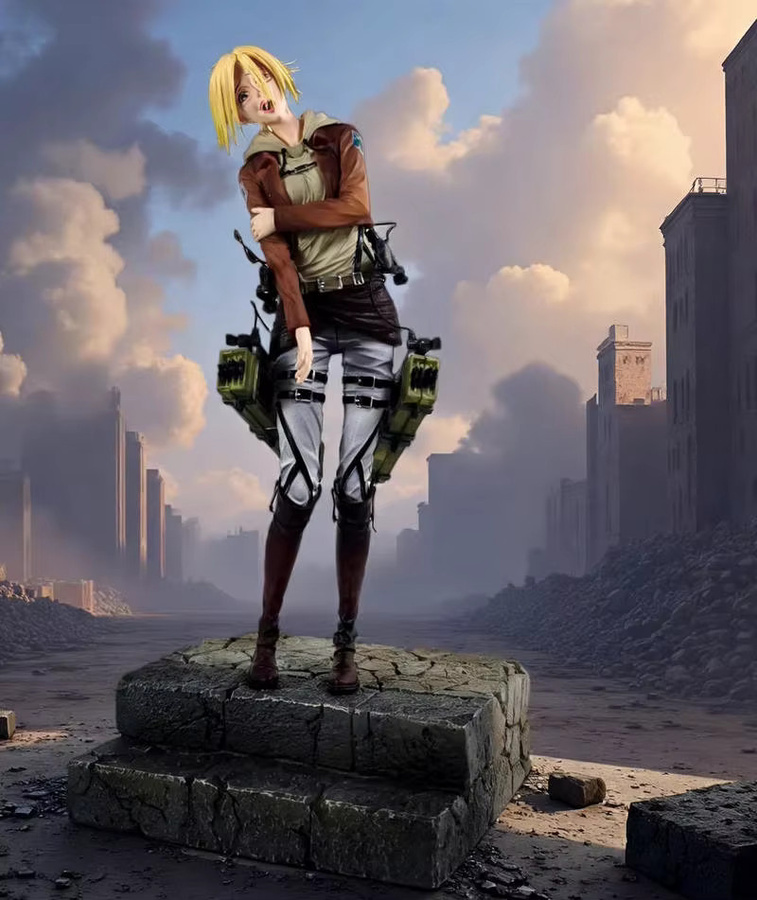 Bandai Attack On Titan, Annie Leonhart, Figuren, PVC-Statue, Kunststoff, Bunt / Mehrfarbig - Bild 2