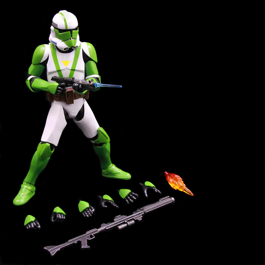 Hasbro Star Wars Commander Doom's Unit Clone Command ARC Trooper 104. Wolfpack Kamino 6" Actionfigur - Bild 2