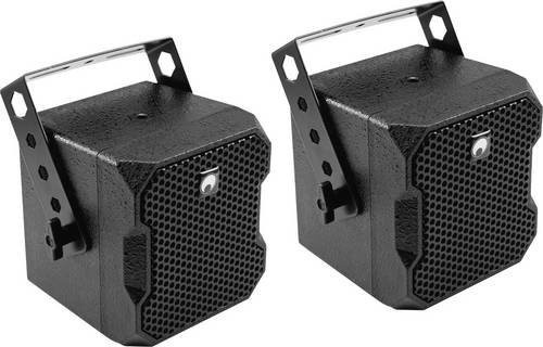 Omnitronic BOB-4 Passiver PA Lautsprecher in Schwarz mit 4 Zoll und 75W - Bild 1
