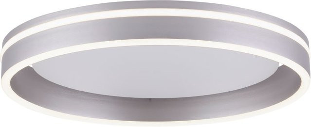 Paul Neuhaus Q-Vito LED-Deckenleuchte modern, silber, Durchmesser: 40 cm, dimmbar mit Fernbedienung und Smart Home Kompatibilität - Bild 1