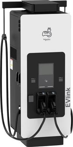 Schneider Electric Ladestation Typ 2 mit 120kW, RFID, NFC, Wi-Fi und Ethernet in Weiß - Bild 1