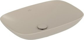Villeroy & Boch Aufsatzwaschtisch Loop & Friends in Beige, Rechteck, B: 62 cm, T: 42 cm - Bild 1