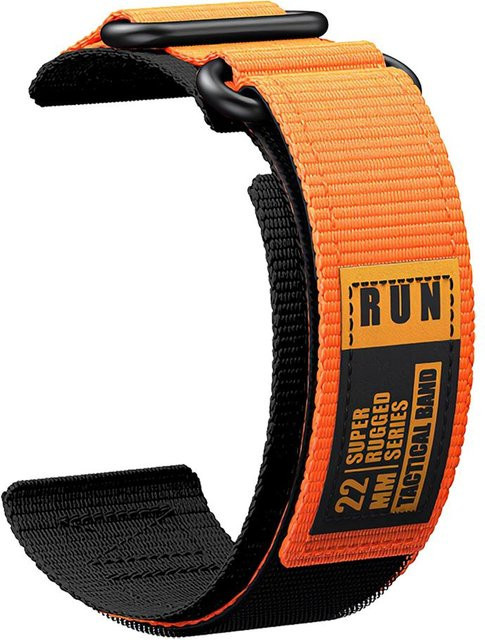 Uhrenarmband Nylon, Klettverschluss, 22 mm, COROS APEX 4, PACE Pro / 4 3 - Bild 1