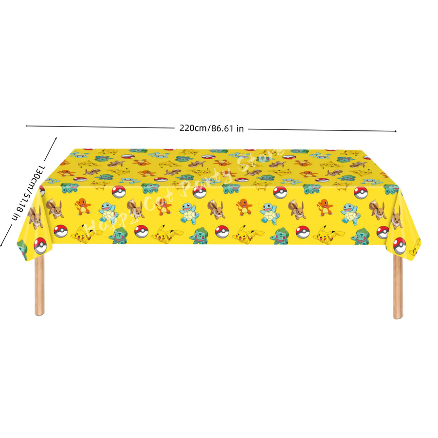 TAKARA TOMY Pokemon Party Dekoration Pikachu Einweg Geschirr Set - Bild 2