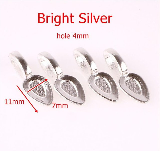Binchi Outdoor Product Anhänger Charms, Messing, Silber, Tropfenform - Bild 1