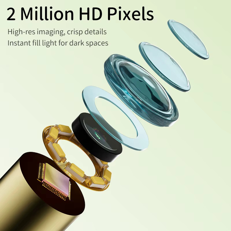 ZEMICAM Kinder-Endoskopkamera, 2,4'' IPS-Bildschirm, 8mm, 1080P HD, mit 8 LEDs - Bild 2