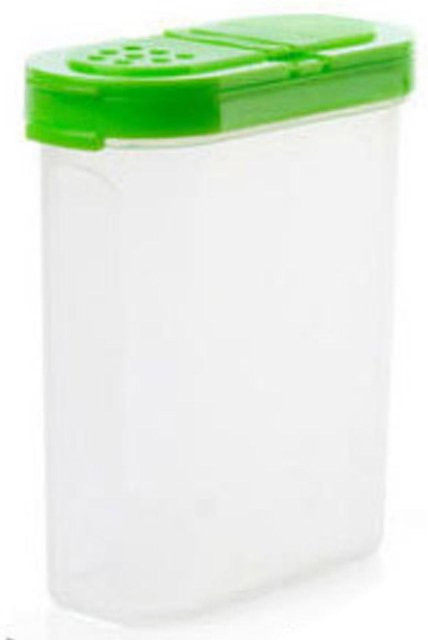DIYelecs Gewürzbox aus Kunststoff mit Deckel, Grün, 250 ml - Bild 1