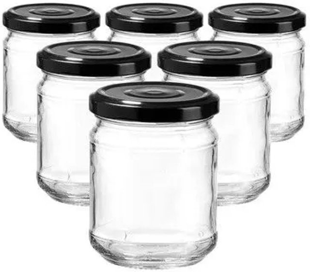 Ritzenhoff & Breker Kitchen Love Einmachgläser mit Schraubverschluss, transparent, 6er Set, 200 ml - Bild 1