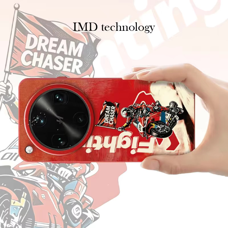 Ultradünne Lederhülle für VIVO X300 Ultra in Rot - Bild 2