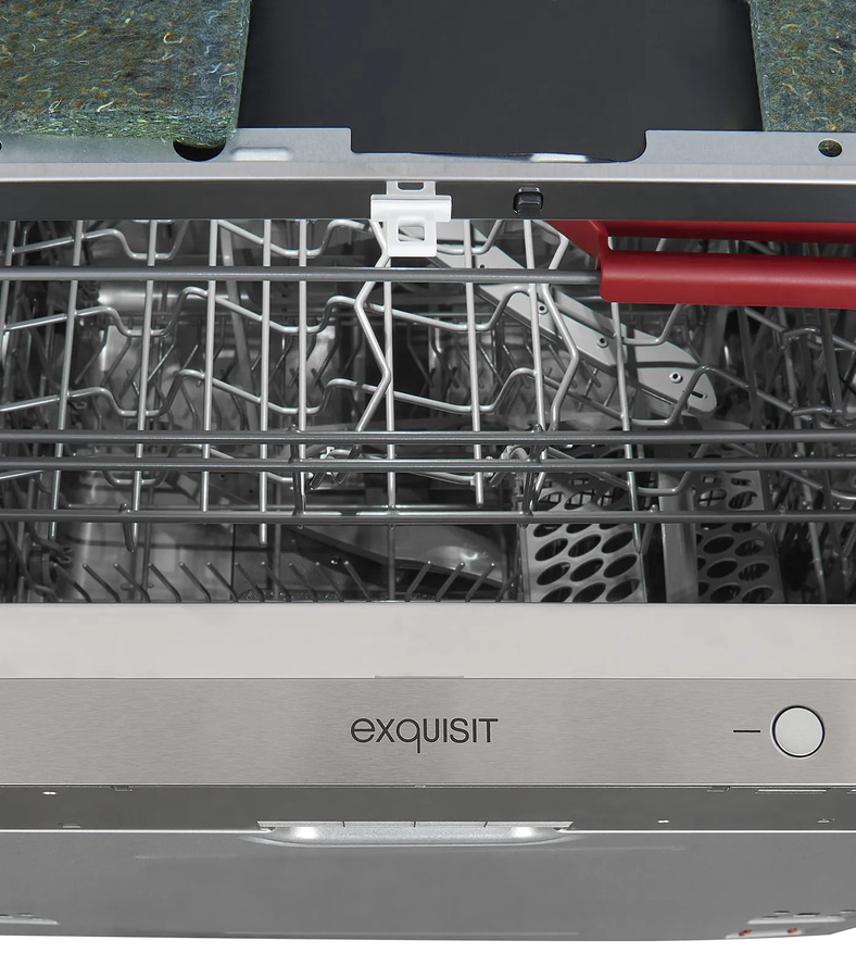 Exquisit EGSP9414-E-030D Einbau-Geschirrspüler in Silber mit Aquastop und automatischem Türöffnen - Bild 1