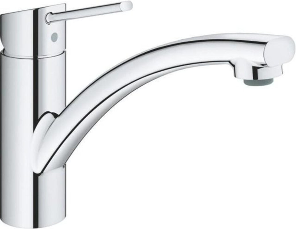 Grohe Spültischarmatur Swift Einhand-Küchenarmatur aus Zink-Druckguss mit Keramikventil in Chrom - Bild 1