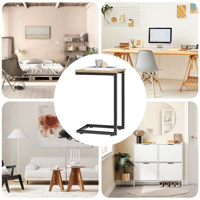 SoBuy FBT44 Beistelltisch als multifunktionaler Laptoptisch und Sofatisch in modernem Design, B/T/H: 60 x 40 x 40 cm - Bild 3