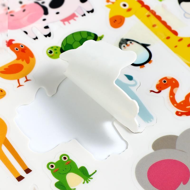Linyi toy Aufkleber Buch Cartoon Tier Bunt / Mehrfarbig ab 3-6 Jahre - Bild 2