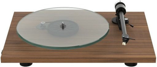Pro-Ject T2 Plattenspieler mit Sumiko Rainier Tonabnehmer in Walnuss Braun - Bild 1