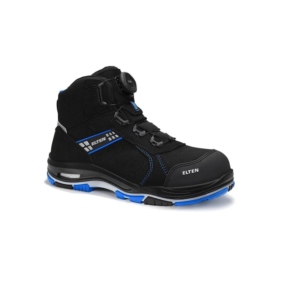 Elten Sicherheitsstiefel IAN XXTP Pro BOA BLUE Mid ESD S3S in Blau und Schwarz, Größe 41 - Bild 2