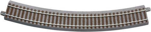 Roco geoLINE Gebogenes Gleis, mit Bettung, 6-teiliges Set, Spur H0 - Bild 1