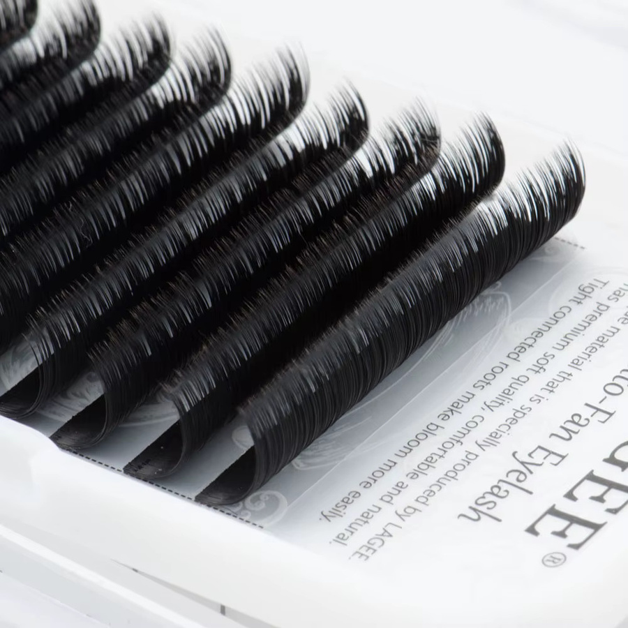 Nagaraku Blossom Bloom Mega Volume Mink Fast Fanning Lashes, Black, Unisex - Bild 2