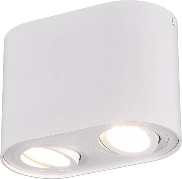 Trio Deckenleuchte Cookie 2-flammig Weiß matt B: 125 mm, T: 178 mm, H: 96 mm - Bild 1