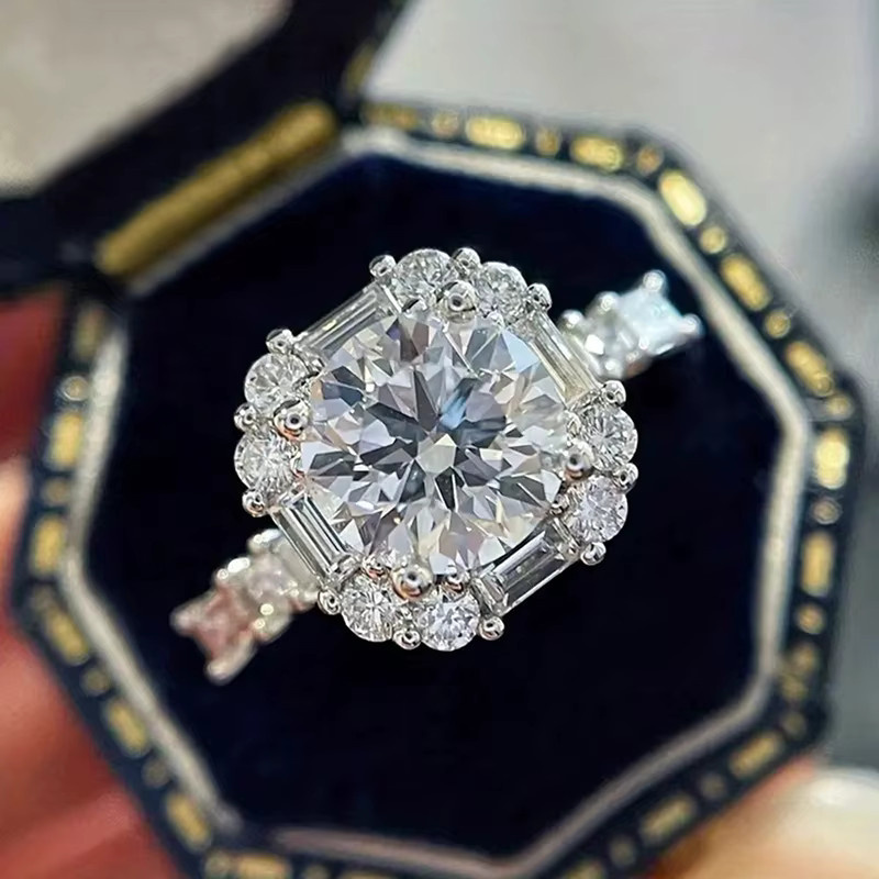 Huitan Chic Ring, Zirkonia, Silber, Damen - Bild 2