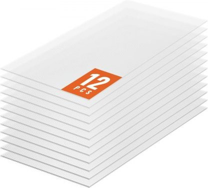 VEVOR 12er-Set Polycarbonat Gewächshausplatten, transparente Hohlkammerplatten, B: 121,0 cm, T: 60,5 cm, Dicke: 0,6 cm - Bild 1