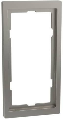 Merten Rahmen Abdeckung in Nickel metallic, Farbe Silber, Kunststoff, IP20, MEG4025-6550 - Bild 1