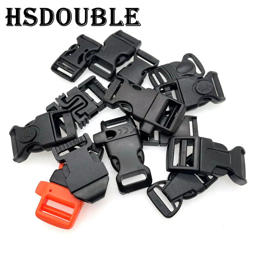 HSDOUBLE Kunststoff Gurtband mit Schnellverschluss-Schnalle in Schwarz, Breite: 1,5 cm - Bild 2