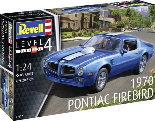 Revell 1970 Pontiac Firebird Modellauto im Maßstab 1:24 Pony Car Coupé