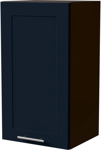 Feldmann-Wohnen Hängeschrank Oslo W2/40 in Lava und Indigo Matt mit Soft-Close-Türen, B/T/H: 40 x 32,5 x 72 cm - Bild 1