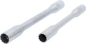 KS Tools 3/8 Zoll Zündkerzen-Stecknuss-Satz für EcoBoost Motoren, 2-teilig, Chrom-Vanadium, Silber - Bild 1
