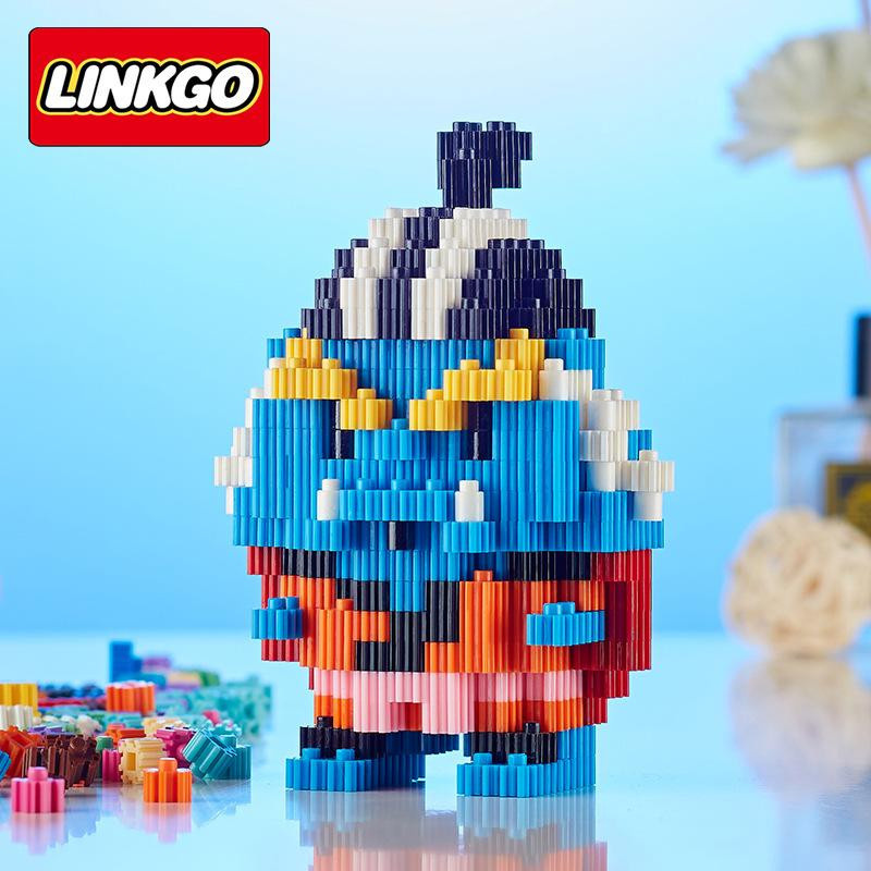 MINISO One Piece Linkgo Verbindung Bausteine 3D Modell Mini Stein Figur Spielzeug - Bild 1