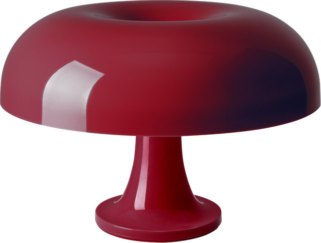 Artemide Nessino Tischleuchte in Rot aus ABS-Kunstharz und Polykarbonat - Bild 1